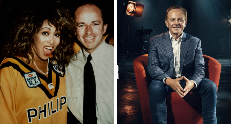 Brian Walsh with Tina Turner