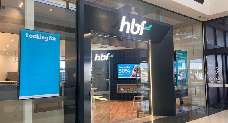 HBF shopfront in mall