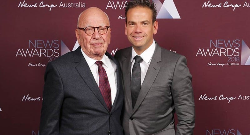 Rupert and Lachlan Murdoch