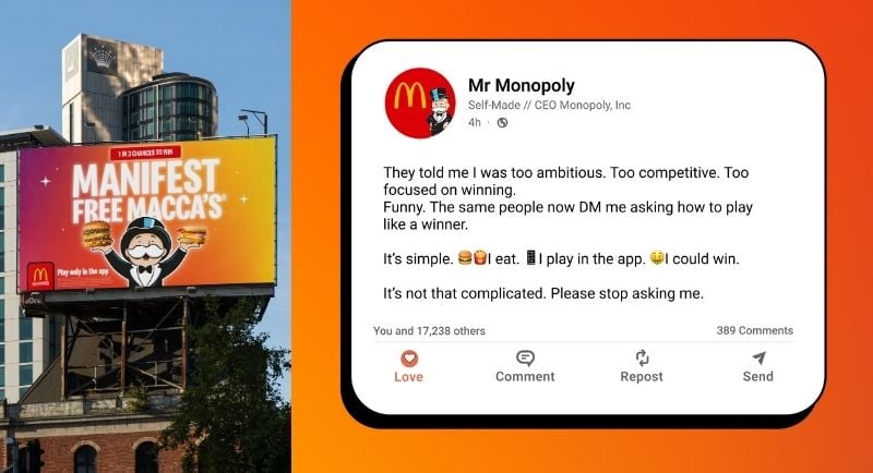 Monopoly at Macca's goes digital-only in 2025 with W+K Creative