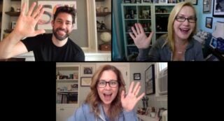 Office Ladies podcast recording
