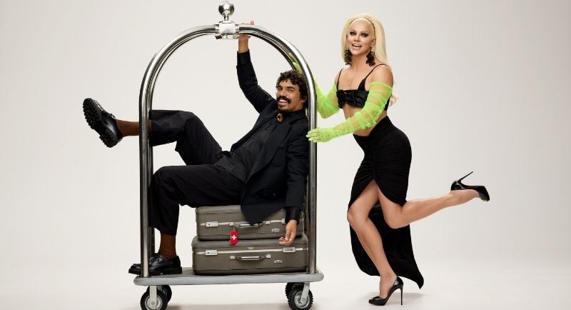 SBS Eurovision - Tony Armstrong and Courtney Act