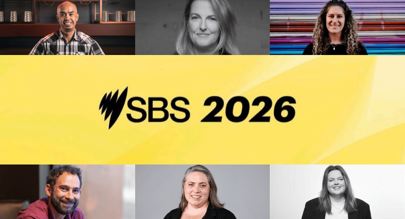 SBS Upfronts - media buyers x Jay Malig, Sue Cant, Clare Zappia, Ori Gold, Rebecca Segall and Elisa Stark