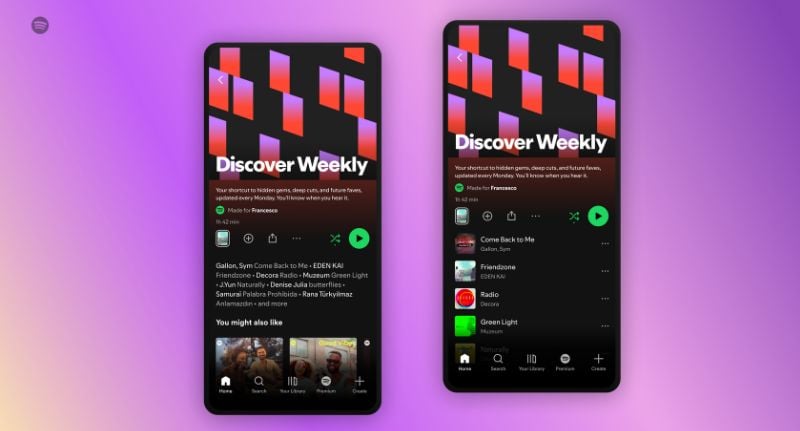 Other tools rolled out by Spotify include customised playlists