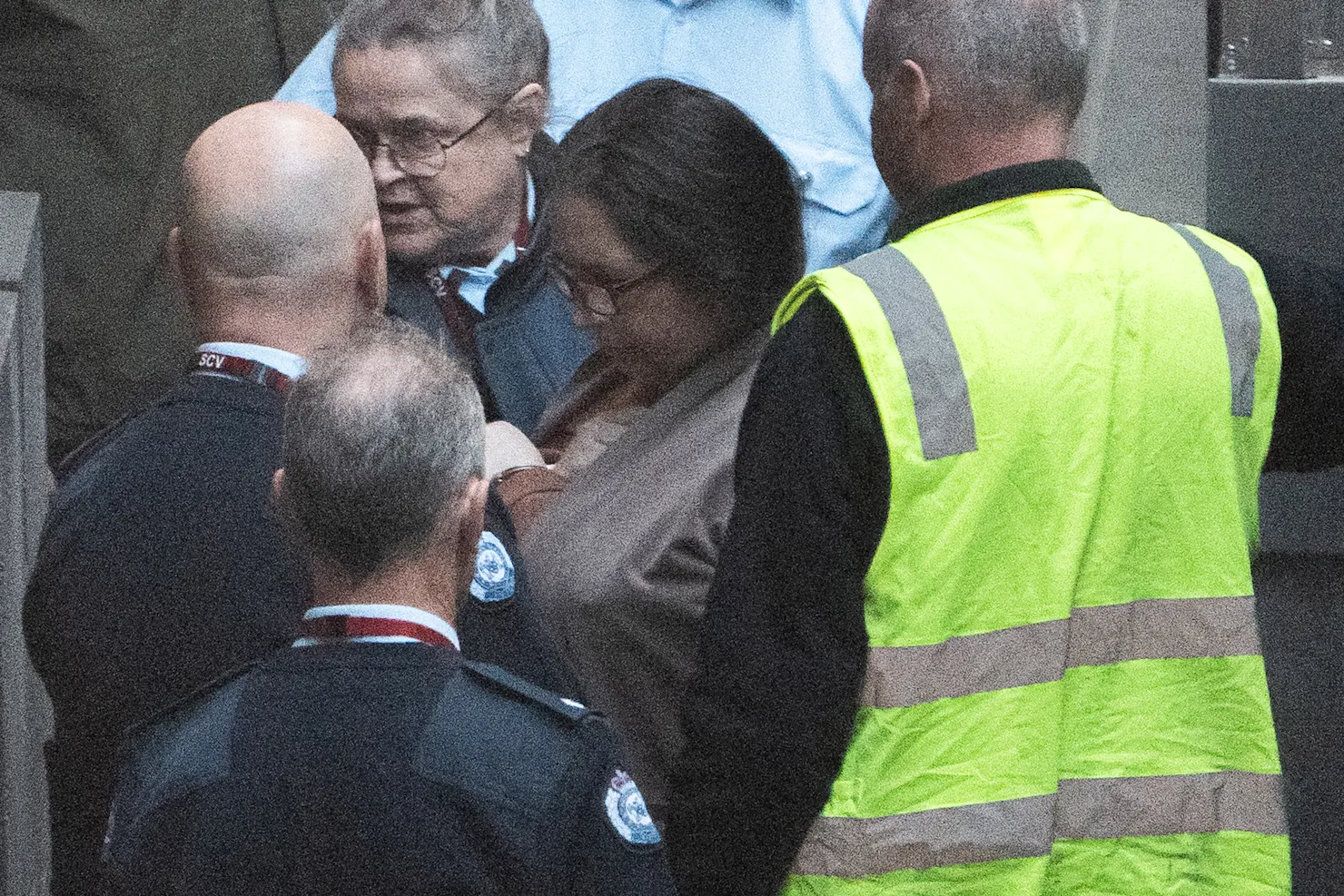 Erin Patterson arrives for sentencing.
