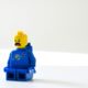 Plastic toy shows emotion