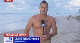 Luke Bradnam on Nine News