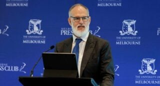 Michael Miller at the Press Club