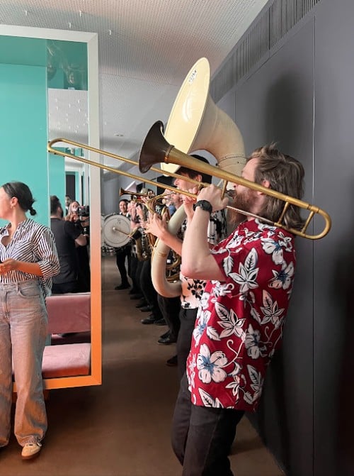 Band at the event
