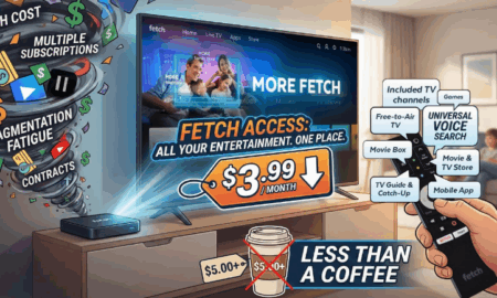 Fetch TV shakes up home entertainment with new $3.99 Access Subscription