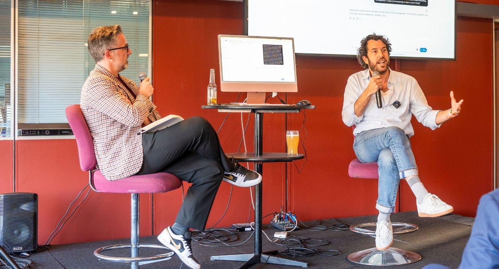 Matt Lawson and Neville Doyle