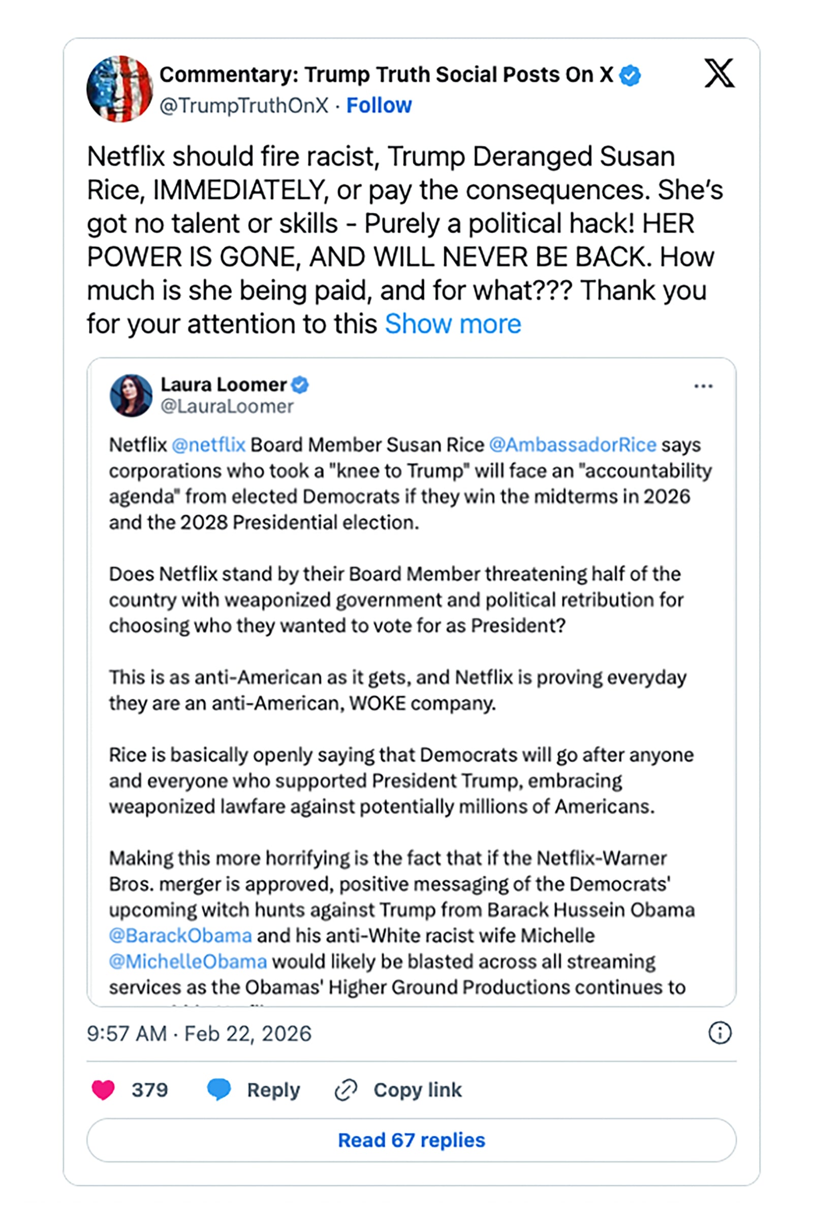 Netflix Trump Susan Rice