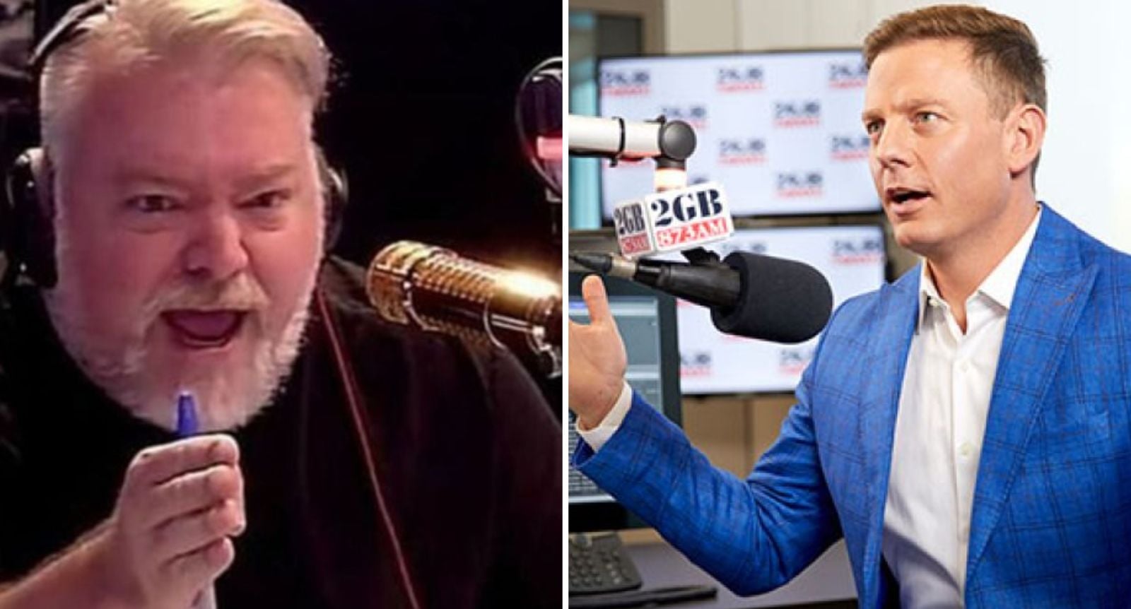 Kyle Sandilands and Ben Fordham. Source: Supplied