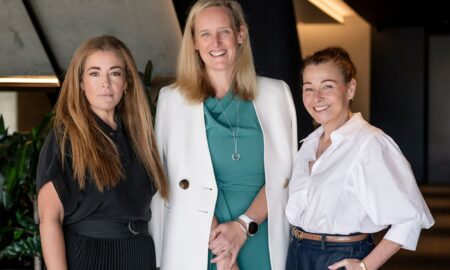 L-R: Imogen Hewitt, Aimee Buchanan, and Sophie Madden.