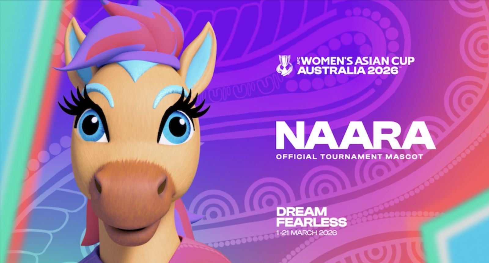 Naara, the tournament mascot.