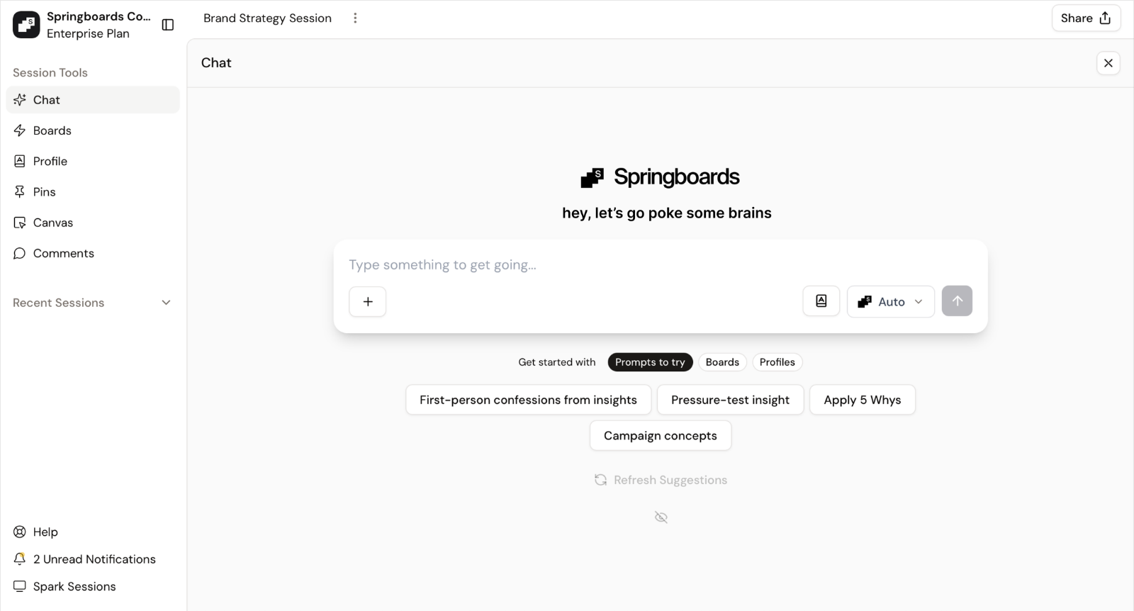 Flint AI Springboards