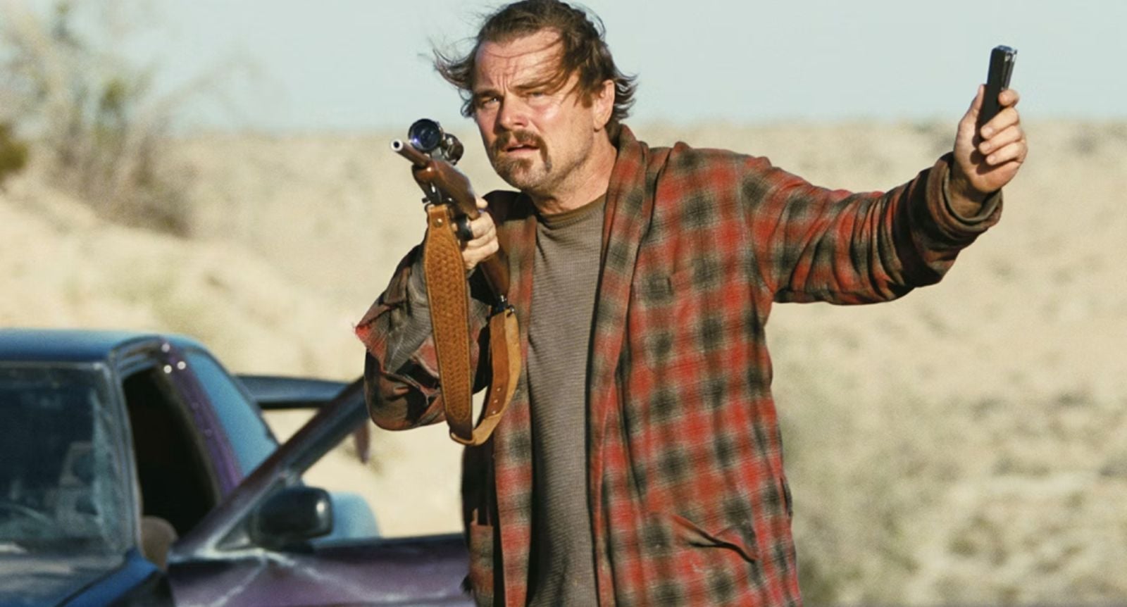 A still from this year's Best Picture winner 'One Battle After Another'.