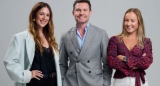 Chantelle Love, Nick Smith, and Sarah Worthington