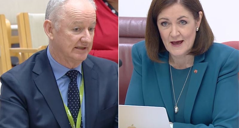 ABC Boss Hugh Marks and Senator Sarah Henderson