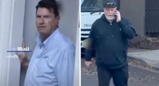 Hamish McLennan and Kyle Sandilands. Source: Daily Mail Australia