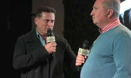 Karl Stefanovic and Barnaby Joyce