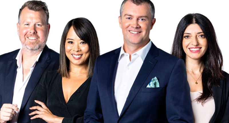 Nick Bower, Diane Ho, Grant Madigan, and Tamar Hovagimian
