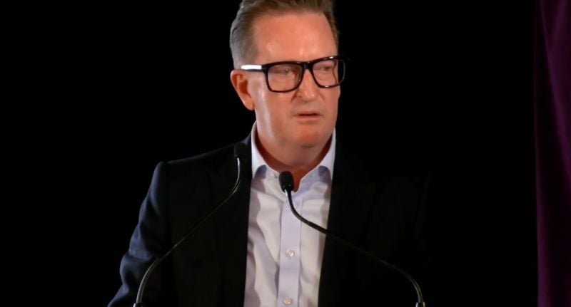 ARN CEO Michael Stephenson addresses shareholders at today's AGM.
