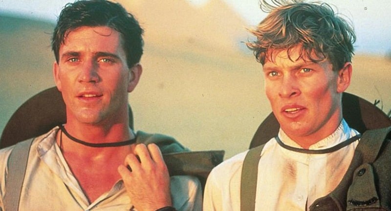 Mel Gibson and Mark Lee in Weir's Australian classic, Gallipoli