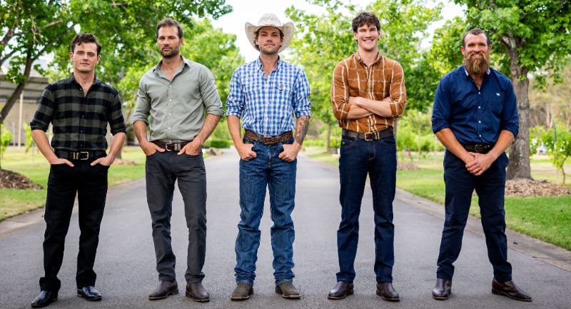 Farmers Alex, Jarrad, Dylan, Zac and Jason