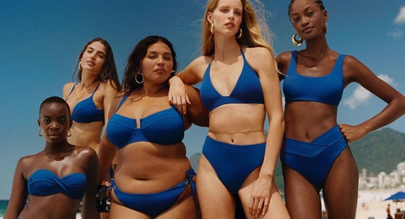 An advertisement from Victoria's Secret woke period.
