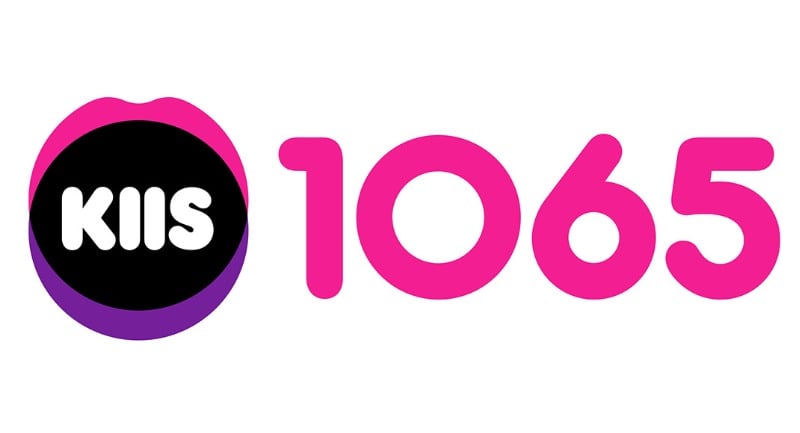 The KIIS logo, which Sandilands said he designed himself.