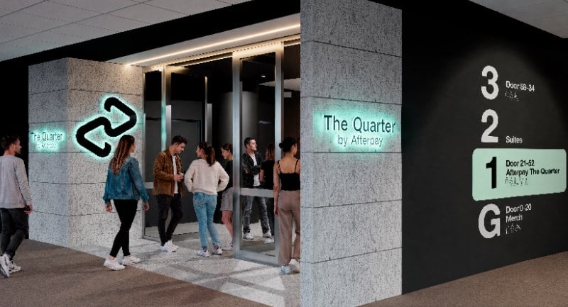 Afterpay Arena - Entrance to The Quarter Level 2