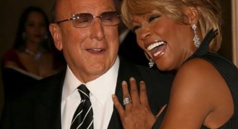 Clive Davis and Whitney Houston