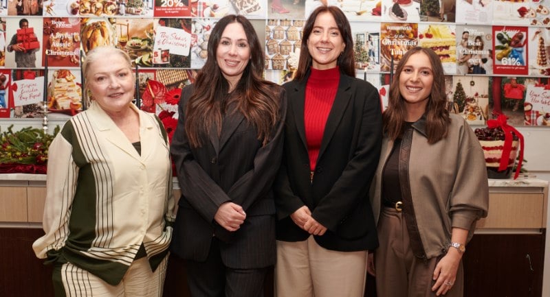 Frances Abdallaoui, The Australian Women's Weekly; Anna Quinn, Sales Director, Are Media; Megan Osborne, Editor, Better Homes & Gardens; and Laura Sharrad, chef and contributor, The Australian Women's Weekly