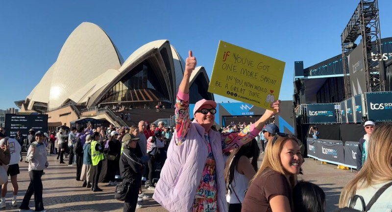 IF Coconut Water taps Sydney Marathon sign culture