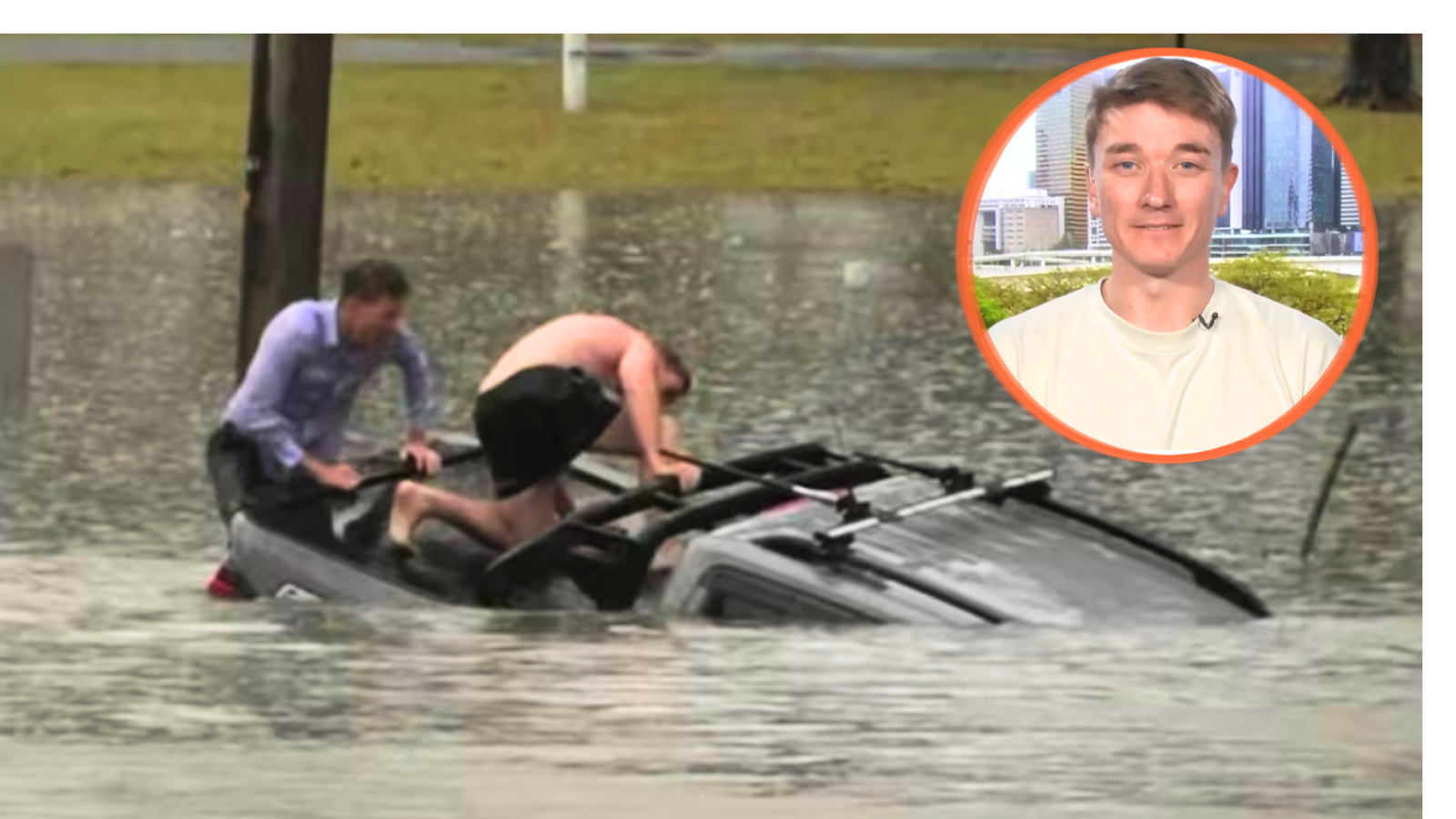 'He disappeared': Aussie journo goes viral saving man in sinking car