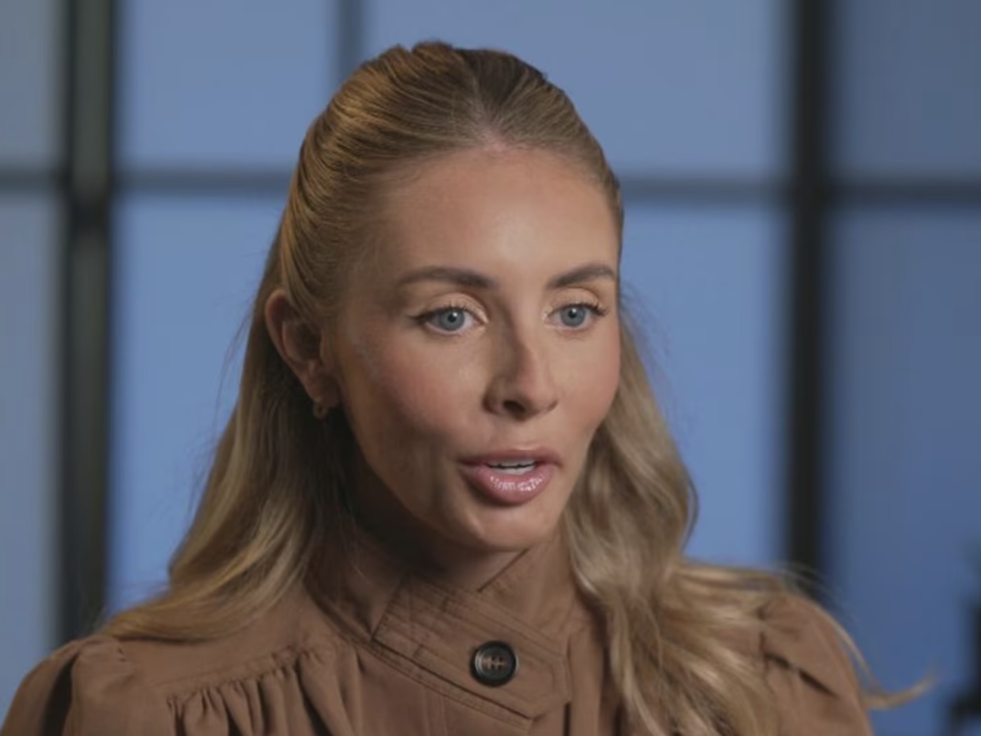 Bonnie Blue was interviewed ahead of her Schoolies trip. (Credit: A Current Affair)
