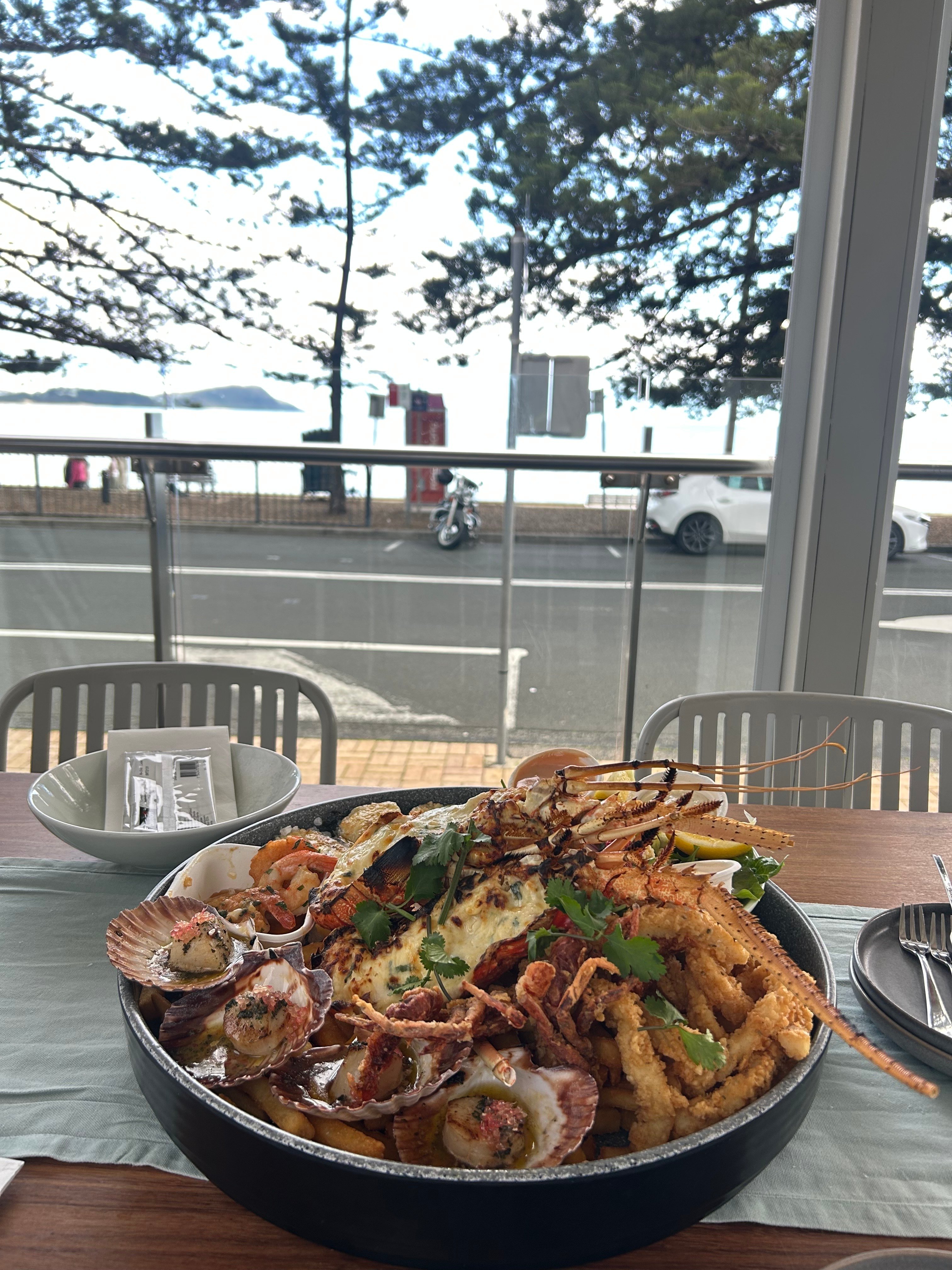 Enjoy a seafood banquet from your own private cabana at Terrigal Beach House, located on the bottom floor of the Crowne Plaza. (Credit: Supplied)