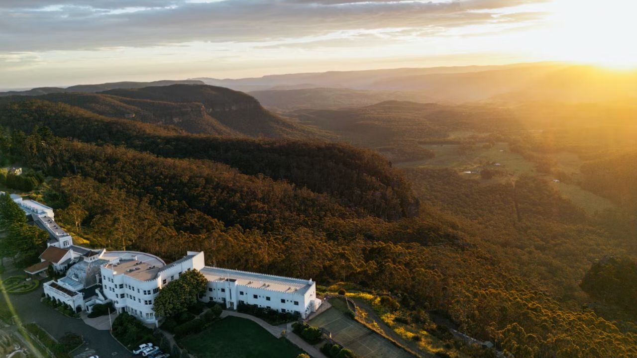 The historic Hydro Majestic comes complete with the most stunning view of the Blue Mountains you could ask for. (Credit: Supplied)