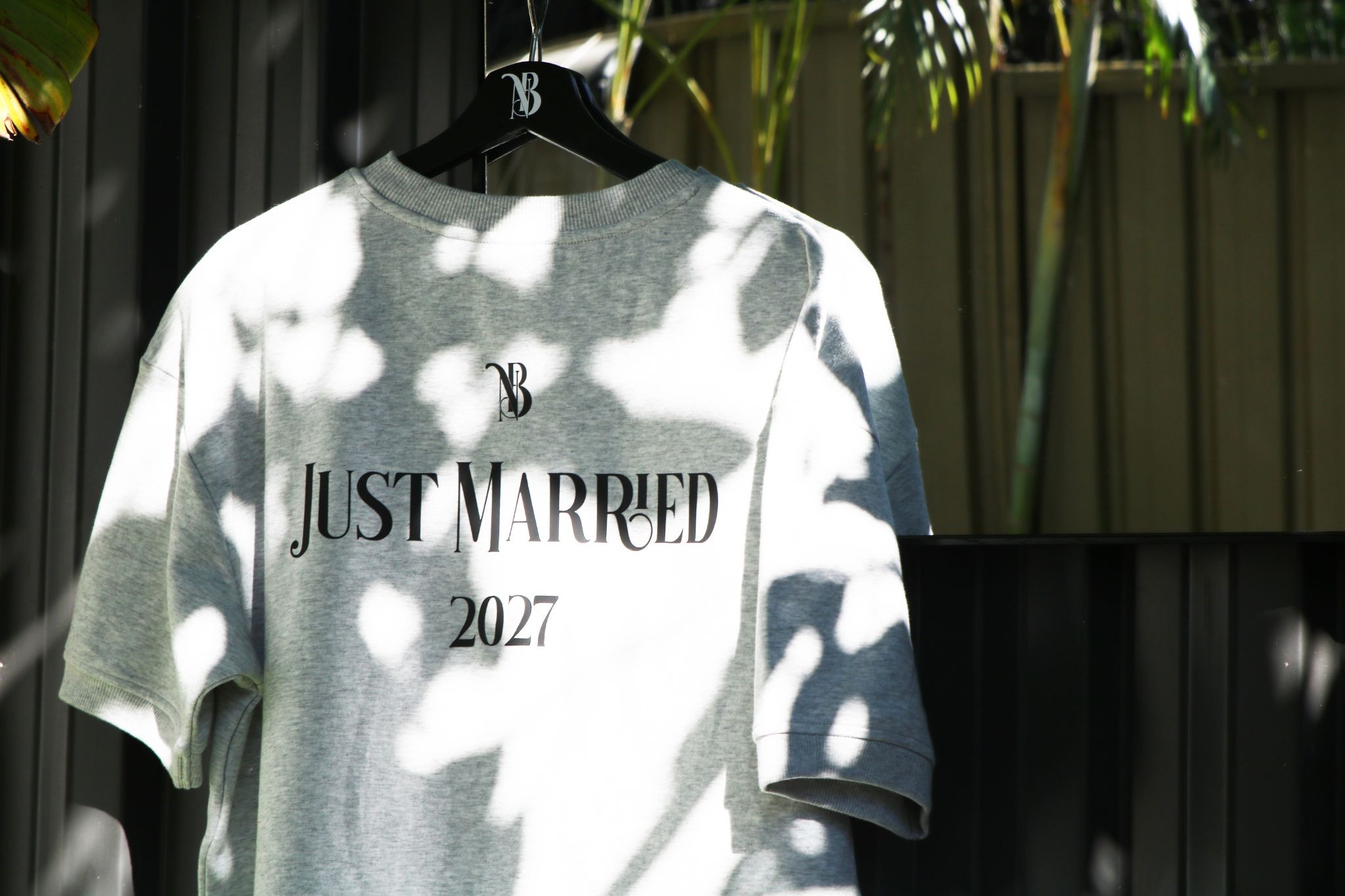 Just Married tee
