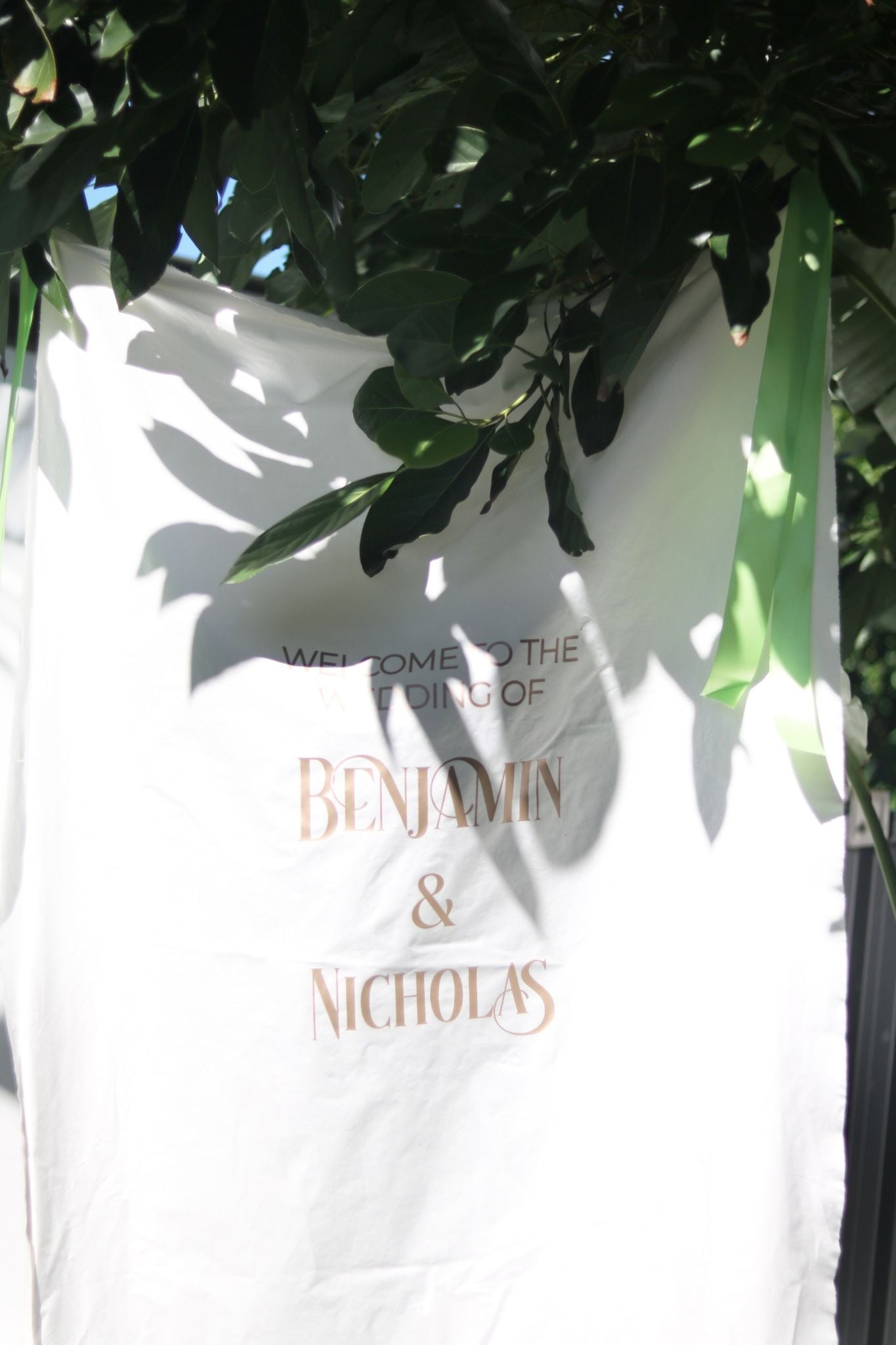 Wedding sign