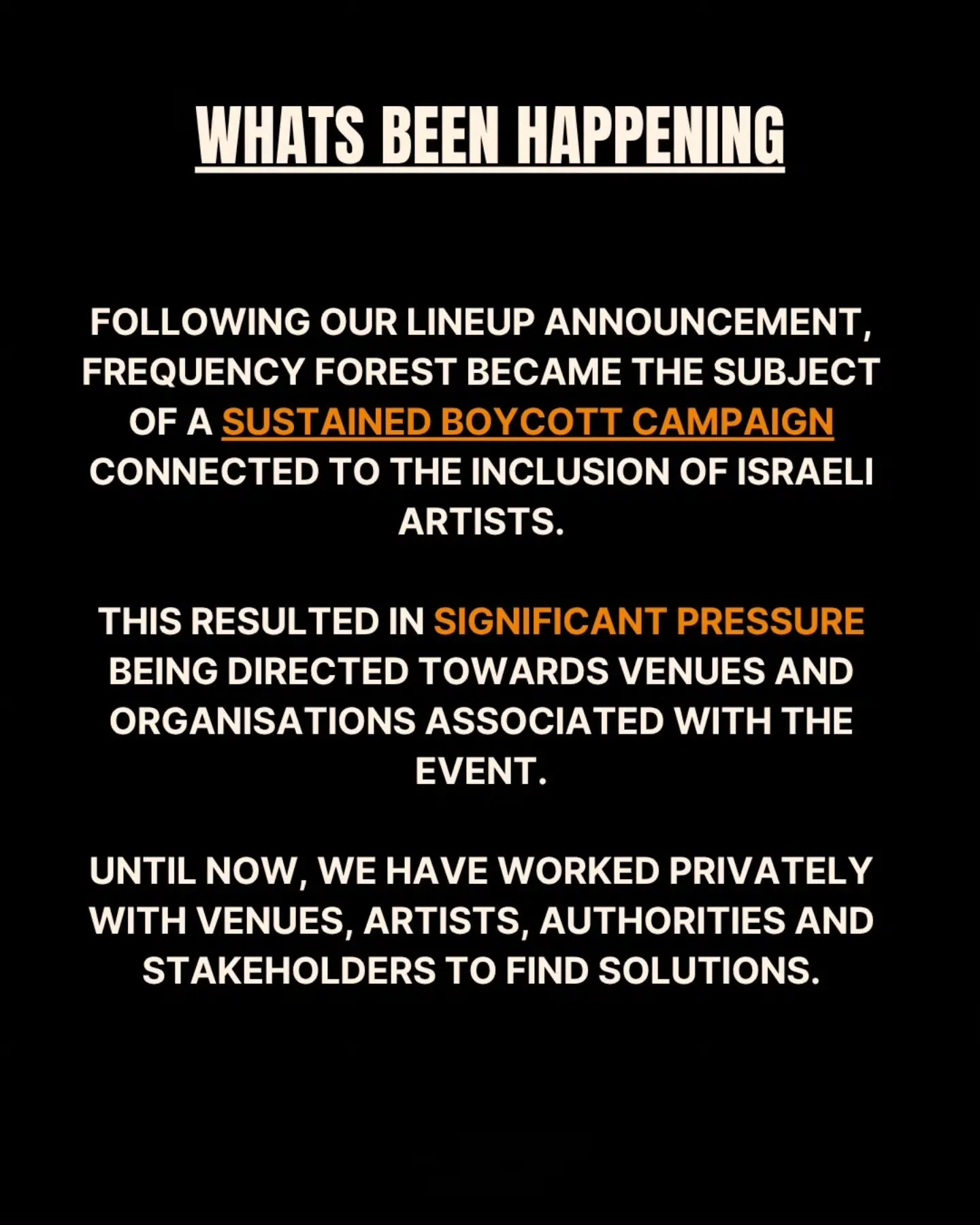 Frequency Forest statement 1
