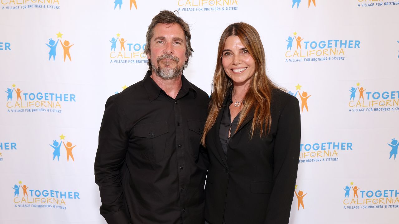 Christian Bale and his wife Sibi