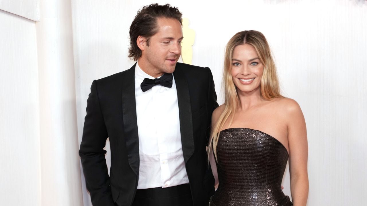 Margot Robbie and Tom Ackerley
