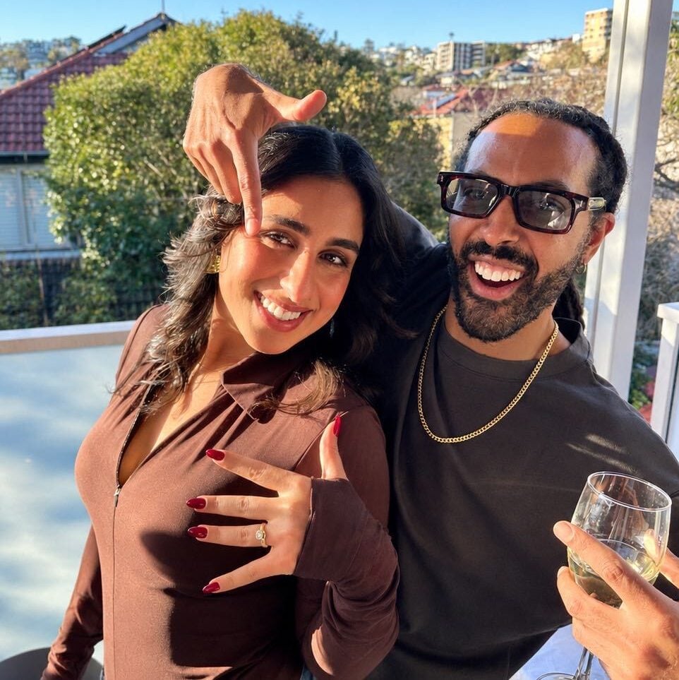 Rojan engagement photo
