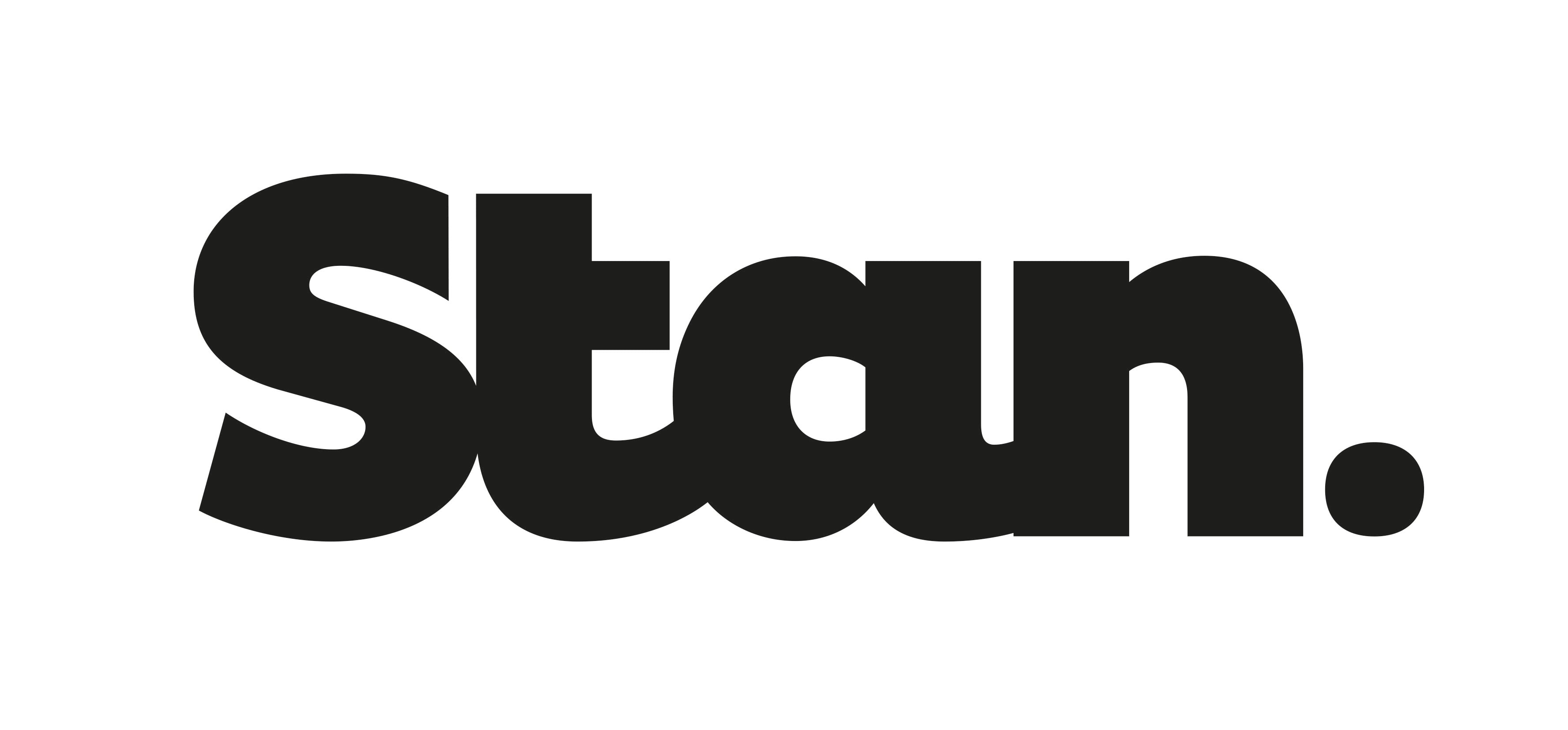 Stan StanOriginal Stacked Black CMYK