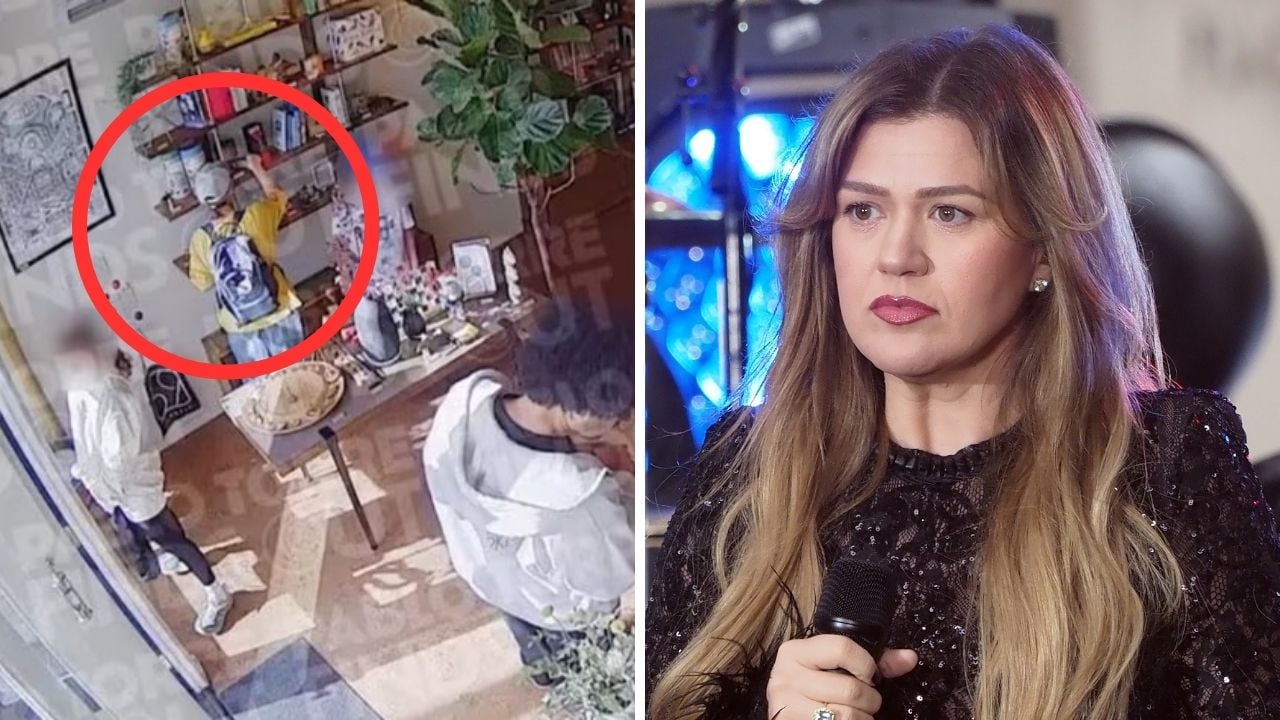 Security Camera Footage Of The Kelly Clarkson NYC…