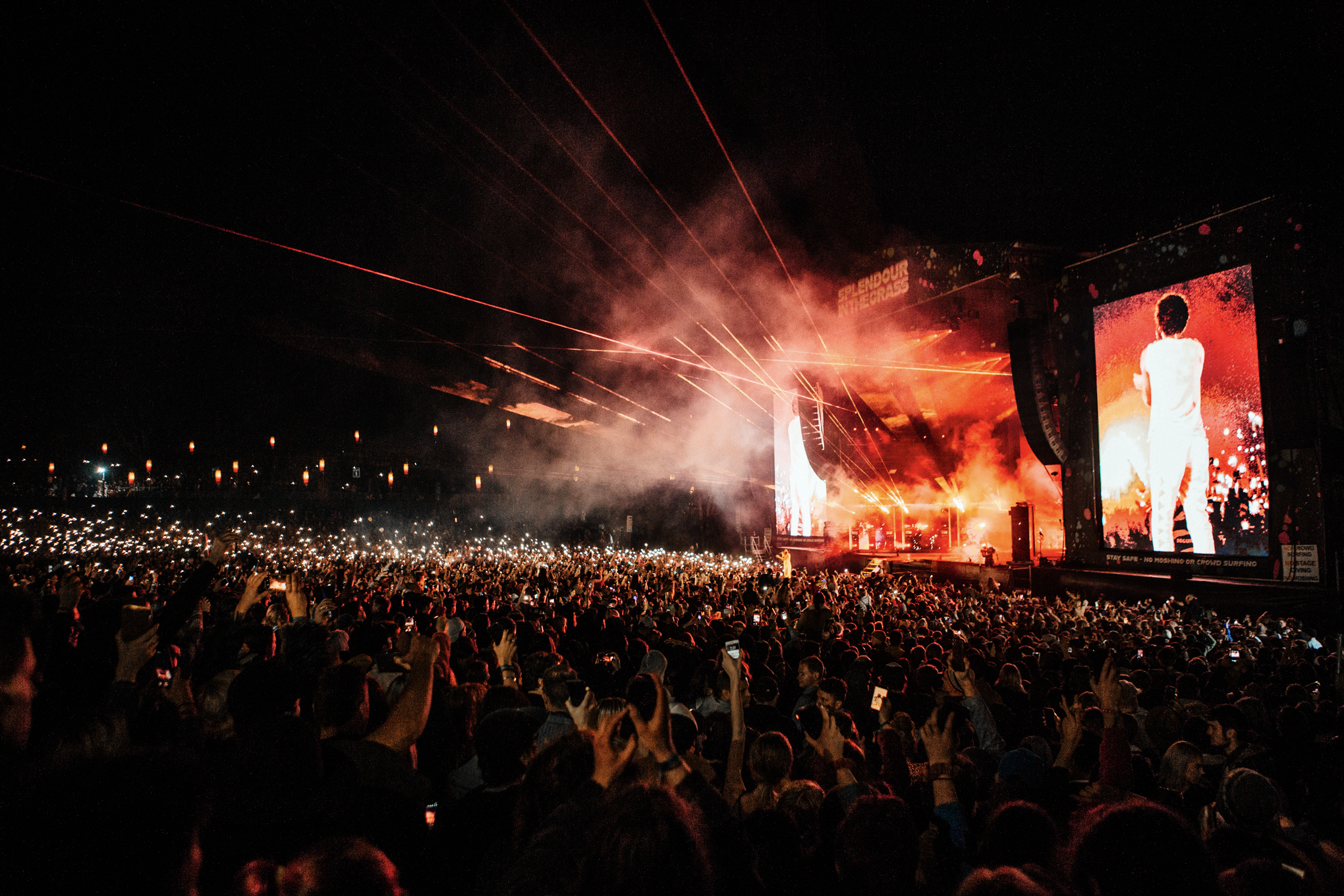 Childish Gambino performing at Splendour in the Grass