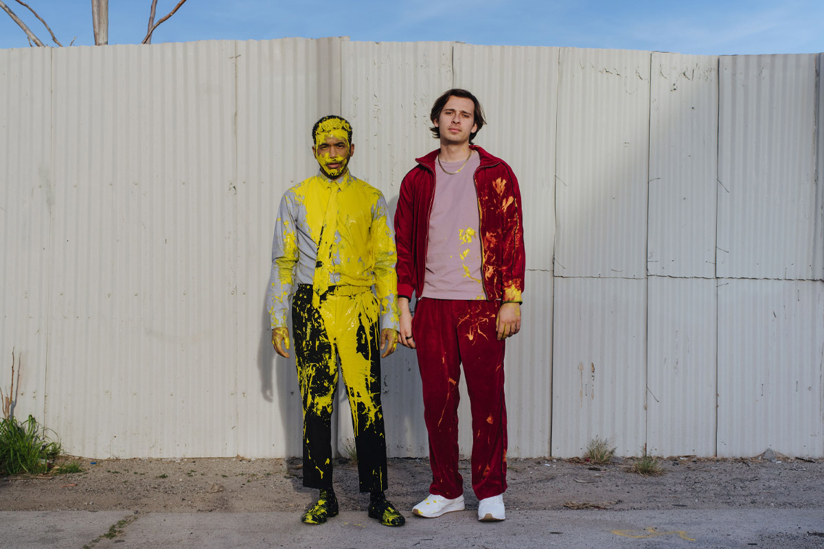 Press shot of Flume & Toro y Moi