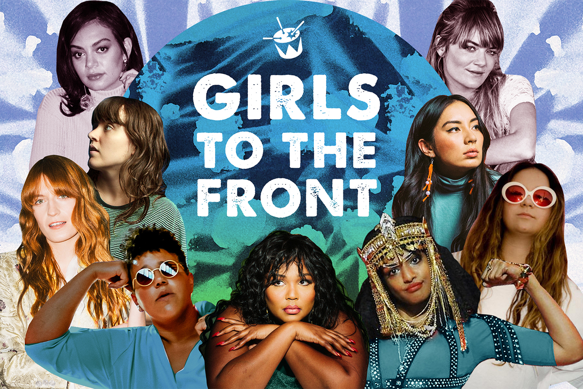 Promotional image made by triple j for International Women's Day